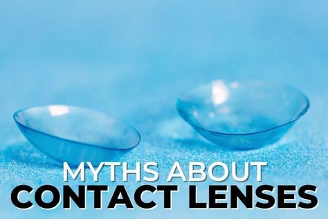 More than 45 million Americans wear contact lenses to correct their vision. However, like many medical devices, contact lenses are often misunderstood by potential new users and existing users. We want you to be fully informed when you make decisions regarding your vision, and so we’ve compiled a list of 17 myths and/or misunderstandings that surround the use and care of contact lenses. It’s possible some will “open your eyes” to trying contacts or using them as they should be. Contact Lenses Tips, Daily Contact Lenses, Contacts Lenses, Health Myths, Vision Eye, Common Myths, Medical Devices, Medical Device, Eye Contact