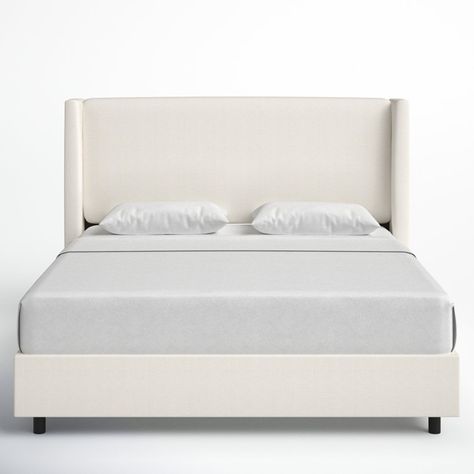 Tilly Upholstered Bed Tilly Upholstered Bed, Winged Headboard, Dreams Beds, Wingback Headboard, Standard Bed, King Size Mattress, Bedroom Refresh, Bed Sets, Upholstered Bed