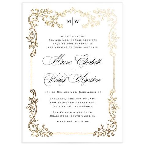 Wedding Invitations | The Knot Aldrich Mansion, Iconic Aesthetic, Mountain Wedding Invitations, Wreath Wedding Invitations, Wedding Planner App, Chic Wedding Invitations, Wedding Chair Decorations, Wedding Invitations Elegant, Garden Wedding Invitations