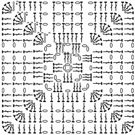 10 patrones de grannys Pola Topi, Crochet Granny Square Tutorial, Granny Pattern, Poncho Crochet, Crochet Stitches Diagram, Crochet Geek, Crochet Blocks, Crochet Square Patterns, Granny Squares Pattern