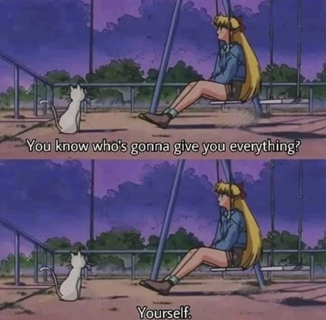 Sailor Moon Quotes, Anime Lofi, Sailor Moon Aesthetic, Anime Quotes Inspirational, Japon Illustration, Hunter Anime, Cartoon Quotes, Romantic Art, Anime Quotes