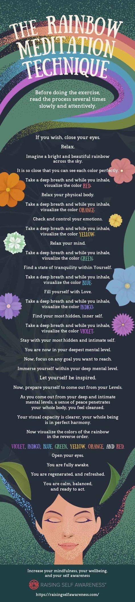 Rainbow Meditation, Autogenic Training, Wicca Spells, Meditation Mantra, Meditation Inspiration, Classroom Goals, Meditation Scripts, Yoga Inspiration Quotes, Intuitive Empath