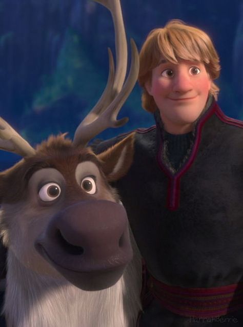 Disney Frozen Sven and Krisoff #DisneyFrozen Kristoff Frozen, Disney Duos, Frozen And Tangled, Elsa Olaf, Frozen Characters, Frozen Movie, Images Disney, Disney Princes, Disney Men