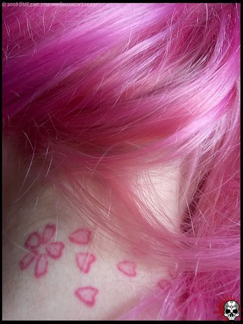 Cherry Blossom <3 Cherry Blossom Hair, Nape Tattoo, Pink Tattoo, Pretty Hair Color, Hair Stylies, Dye My Hair, Hair Inspo Color, Dream Hair, Love Hair