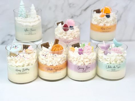 Beyond CandlesGifts Dessert Candle Ideas, Candle Ideas Creative, Candle Ideas Diy, Homemade Candle Recipes, Candle Recipes, Cactus Candle, Candles Collection, Dessert Candle, Diy Candles Homemade