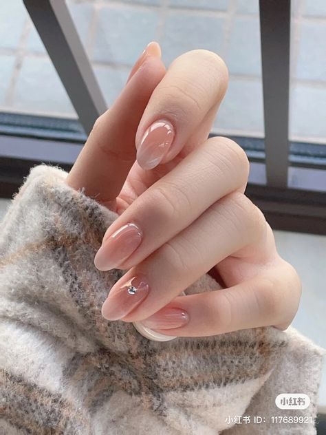 Romantic Nails, Subtle Nails, Grunge Nails, Simple Gel Nails, Blush Nails, Pretty Gel Nails, Cute Gel Nails, Soft Nails, Jelly Nails