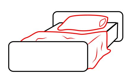 cartoon-bed-5.gif (450×282) Simple Bed Drawing, Bed Drawing Reference, Bed Doodle, Texture Sketch, Simple Decorations, Bedroom Drawing, Desk Wall, Mixed Media Art Tutorials, Perspective Drawing Lessons