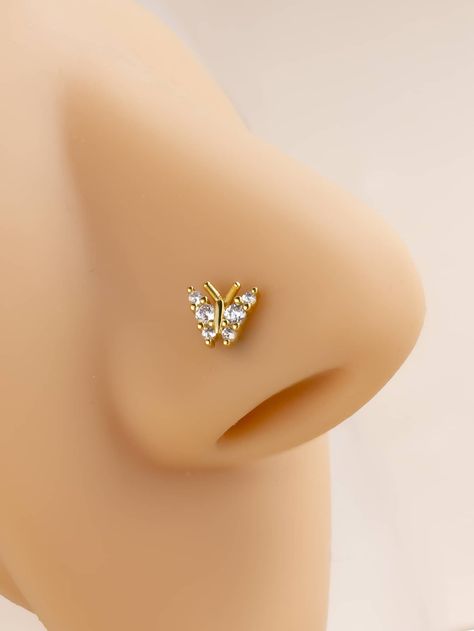 Nose Ring Designs, Nose Jewels, Piercing Chart, Nose Ring Jewelry, Nose Cuff, Nose Piercing Stud, Piercing Inspo, Gold Earrings Models, Nose Piercings