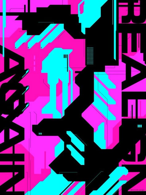 Cyberpunk Graphic Design, Cyberpunk Graphic, Computer Wallpaper Hd, Cyberpunk Design, Graphic Design Styles, Tokyo Design, Zine Design, Punk Design, Abstract Graphic Design