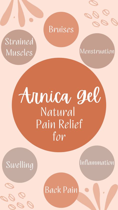 Arnica Gel: A Natural Pain Relief For Your Home Pharmacy - Traditional Home Living Home Pharmacy, Tooth Health, Arnica Gel, Sinus Cavities, Reverse Cavities, Mouth Care, Pregnancy Pain, Ozone Therapy, Homeopathy Remedies