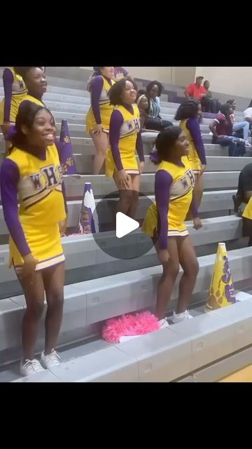 CheerPhi 📣 on Instagram: "Smooth and Easy 💜💛💜💛 

Repost from @wilsonhighcheerleaders" Easy Cheers, Cheer Funny, Cheerleading Ideas, Cheerleading, On Instagram, Quick Saves, Instagram