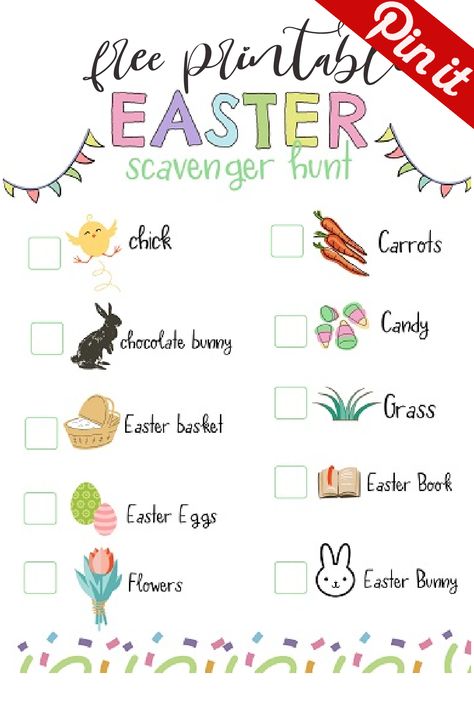 Free Easter scavenger hunt for toddlers. Have your little one find all the Easter themed items on the list. Perfect easy easter hunt for toddlers, preschoolers or kindergarteners. free printable easter scavenger hunt for toddlers. preschool easter hunt game. kindergarten easter scavenger hunt. easter egg scavenger hunt. toddler easter activity. Scavenger Hunt For Toddlers, Scavenger Hunt Clues For Kids, Easter Basket Hunt, Easter Scavenger Hunt Clues, Easter Egg Hunt Games, Easter Egg Scavenger Hunt, Easter Activities For Toddlers, Easter Treasure Hunt, Printable Easter Activities