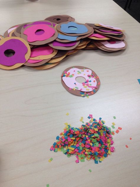 Door Decs Ra, Resident Assistant Door Decs, Doughnut Party, Arts Education Quotes, Door Decs, Resident Assistant, Ra Ideas, Preschool Art Activities, Donut Party