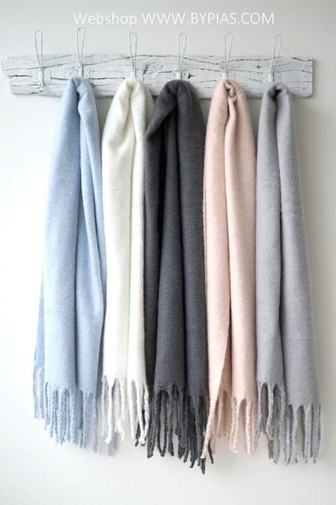 Bypias SOFTY scarf www.bypias.com #scarf #wool #winterstyle #style #fashion #nordic #autumn #ootd #autumnstyle Scarf Aesthetic, Pastel Shoes, Autumn Ootd, 2019 Outfits, Nordic Winter, Pastel Knits, Cold Fashion, Bohemian Scarves, Closet Colors