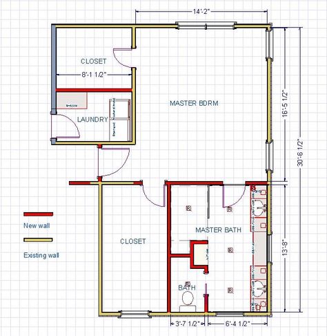 Entry To Master Suite, Luxury Bedroom Design Master Suite With Balcony, 2nd Story Master Suite Addition, Master Bath Layout Floor Plans No Tub, Bedroom Addition Ideas Layout Master Bath, Add On Master Suite Floor Plans, L Shaped Master Suite Layout, Master Suite With Laundry Floor Plans, Master Suite Floor Plan Layout