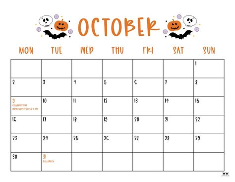 Free October Calendar Printable, Free Printable Halloween Cards, October Calendar Printable, Class Calendar, October Planner, Halloween Calendar, Jeopardy Template, Printable Halloween Tags, Free Printable Calendar Templates