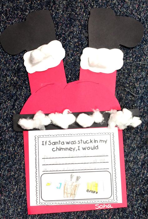 First Grade Wow: Here Comes That Jolly Fella! Christmas Writing Activities, Classroom Christmas Activities, Classroom Christmas Party, Christmas Lesson, December Activities, Teaching Holidays, Christmas Teaching, Christmas Writing, Preschool Christmas Crafts