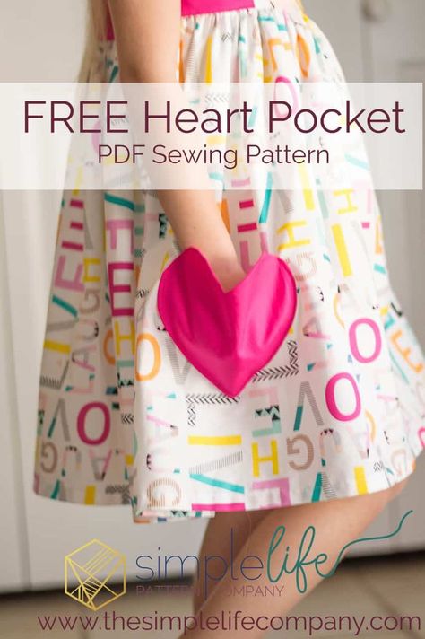 Heart Pocket, Fabric Purses, Sewing Projects For Kids, Pleated Top, Sewing Patterns For Kids, Top Sewing Pattern, Pocket Pattern, Sewing Pattern Sizes, Easy Sewing Projects