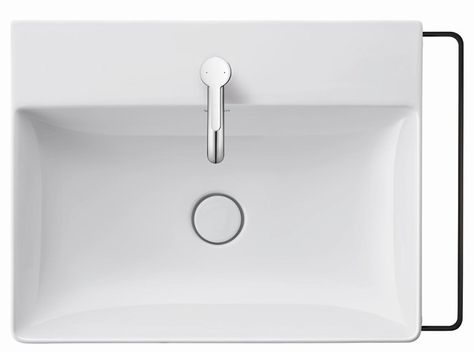 DURASQUARE | Console washbasin DuraSquare Series By DURAVIT Shower Top View, 2d Furniture, Cafe Plan, Light Wood Texture, Washing Walls, Modern Sink, Photoshop Resources, Color Plan, Industrial Livingroom