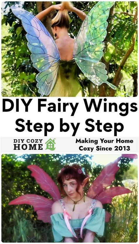 Diy Fairy Shoes How To Make, How To Make A Fairy Costume Diy, Diy Large Fairy Wings, Custom Fairy Wings, Diy Pixie Wings, How To Fairy Wings, Magical Fairy Costume, Make Your Own Fairy Wings, Woodland Fairy Wings Diy