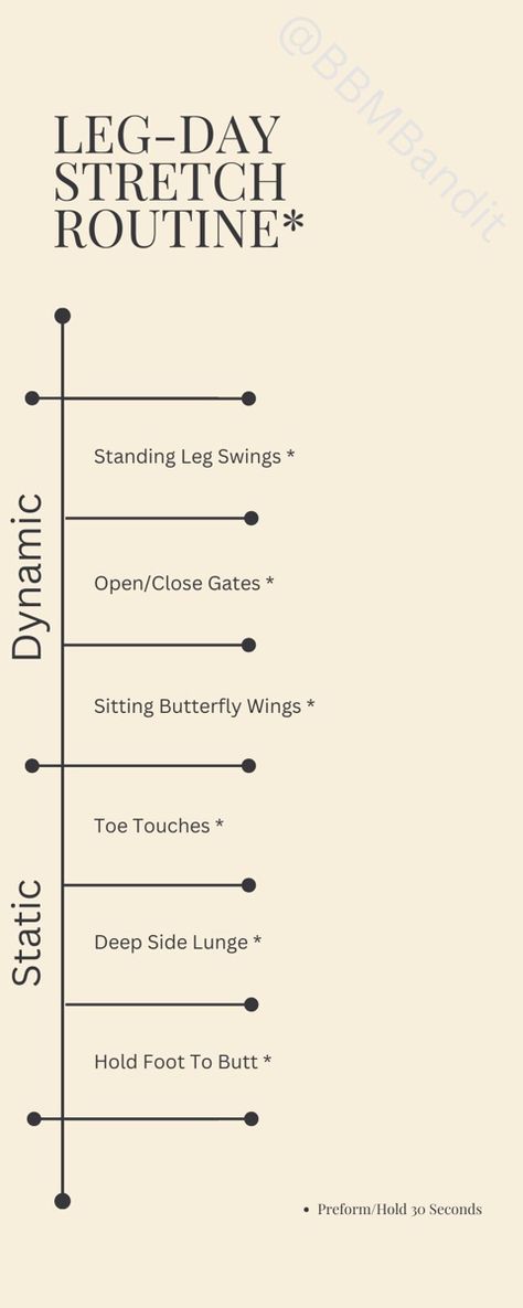 Dynamic Stretches For Leg Day, Leg Warm Up, Stretches For Legs, Hamstrings And Glutes, Quads And Hamstrings, Dynamic Warm Up, Push Day, Hamstring Workout, Stretch Routine