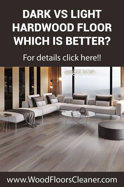 Each has advantages and disadvantages, and either may be right for your home depending on a number of factors. So, to help you make this crucial decision, we’ve nailed down some of the more important factors between the two. Follow along as we discuss the advantages and disadvantages of dark vs light hardwood flooring. Light Hardwood Floor, Best Wood Flooring, Modern Wood Floors, Wood Floor Colors, Wood Floor Bathroom, Wood Floor Texture, Wood Floor Cleaner, Painted Wood Floors, Living Room Wood Floor