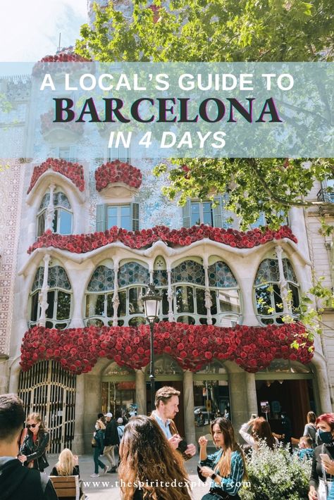 4 Day Barcelona Itinerary: How to Spend 4 Days in Barcelona Three Days In Barcelona, Barcelona Itinerary 4 Days, 5 Days In Barcelona, Barcelona 4 Days, Barcelona 4 Day Itinerary, Visiting Barcelona Spain, Barcelona In January, 4 Days In Barcelona, Barcelona Spain Travel Itinerary