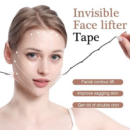 Face Lift Tape, Reduce Double Chin, Looking In The Mirror, Eye Wrinkles, Classy Business Outfits, Instant Face Lift, 3 Face, Eye Wrinkle, Chubby Cheeks