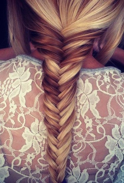 fishtail braid - Google Search Fishtail Braids, Fishtail Braid, Top Hairstyles, Fish Tail Braid, Hair Envy, Love Hair, Great Hair, Hair Dos, About Hair