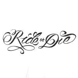 Ride Or Die Tattoo Couple, Ride Or Die Tattoo Friends, Fast And Furious Tattoo, Ride Or Die Tattoo, Bonnie And Clyde Tattoo, Biker Tattoos Designs, Diy Tattoo Permanent, Tattoo Diy, Bff Tattoos