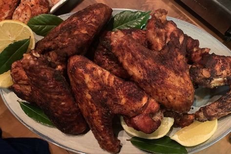 PHOTO: Jamika Pessoa's Deep Fried Turkey Wings Deep Fried Cajun Turkey, Cajun Turkey Wings, Cajun Turkey Wings Recipe, Deep Fried Turkey Wings, Cajun Deep Fried Turkey, Fried Turkey Wings, Fried Turkey Wings Recipe, Cajun Fried Turkey, Perfect Turkey Recipe