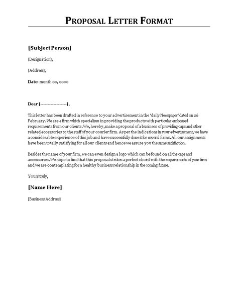 Proposal Letter Format - Proposal-Letter-Format.docx. Easy to download and use .docx Business template. Up Proposal, Proposal Format, Proposal Letter, Proposal Writing, Letter Format, Chicken Wing, Wing Recipes, Marriage Proposals, Business Template