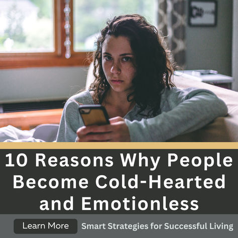 Learn more about why people become cold-hearted and emotionless at: https://www.agegracefullyamerica.com/10-reasons-why-people-become-cold-hearted-and-emotionless/
Watch our engaging video on how to craft a life worth living at:  https://youtu.be/WQYbXnIfxFE

Discover the reasons behind emotional withdrawal in individuals to approach them with empathy and insight. Explore insights into cold-hearted behavior.
#people, #health, #success, #smartstrategies. #successfulliving, #motivation How To Be Emotionless, Emotional Withdrawal, Life Worth Living, Cold Hearted, How To Craft, 10 Reasons, Why People, Transform Your Life, Life Is Good