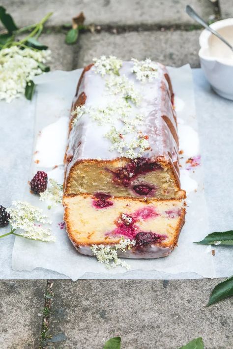 Blackberry Loaf, Graduation Treats, Blackberry Cake, Baking Journal, Lemon Olive Oil, Brick Kitchen, Raspberry Smoothie, Olive Oil Cake, Pound Cakes