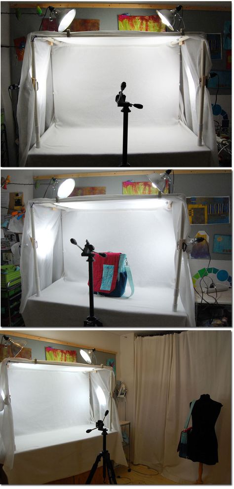 Tutorial for constructing a large light tent for product photography. Large Product Photography Ideas, Large Product Photography, Tent Photography, Light Tent, Light Box Photography, Bag Photography, Baby Shopping Cart, Baby Car Mirror, Etsy Tips