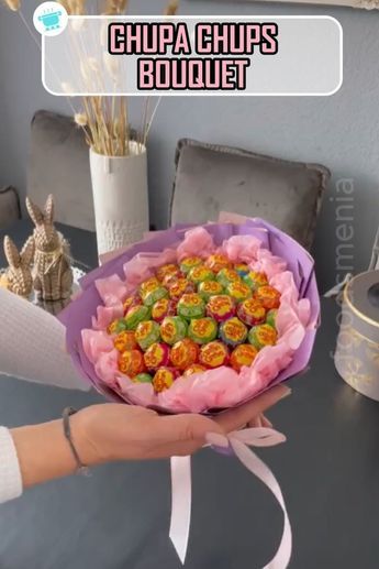 Enjoyed the video? 📽️ Treat yourself or surprise someone special with a delightful Chupa Chups Bouquet! 🍭🌸 Find inspiration and tips in my bio link. Don't forget to follow my Facebook page for more sweet recipes and share the love of creative treats! 🥰🍰 Creative Treats, Share The Love, Facebook Page, Treat Yourself, Sweet Recipes, Don't Forget