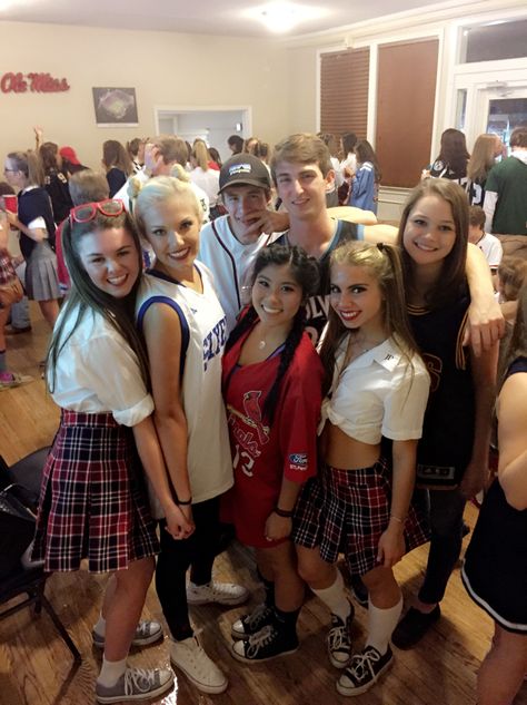 Alpha Delta Pi & Sigma Pi Swap ~ Athletes vs. Mathletes ~ October 20, 2016 Mathletes Vs Athletes Outfits, Mathletes Vs Athletes Spirit Weeks, Mathletes Vs Athletes, Athletes Outfits, Social Outfits, Spirit Weeks, Sigma Pi, Holloween Costume, Alpha Delta Pi