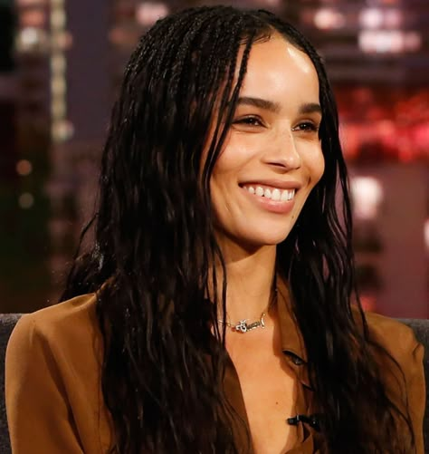 Zoe Kravitz Braids, Mixed Girl Hairstyles, Nappy Hair, Single Braids, Braids Hairstyles Pictures, Protective Hairstyles Braids, Box Braids Styling, Human Braiding Hair, Girls Braids