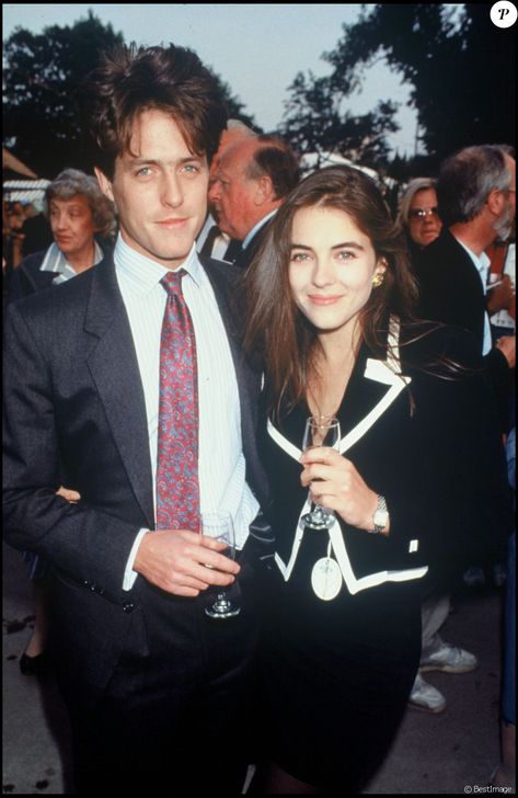 Hugh Grant and Liz Hurley, 1990 Hugh Grant Liz Hurley, Hugh Laurie, Hugh Grant, Elizabeth Hurley, Dear Future Husband, Health Quotes Motivation, British Men, Attractive Guys, Fashion Tv