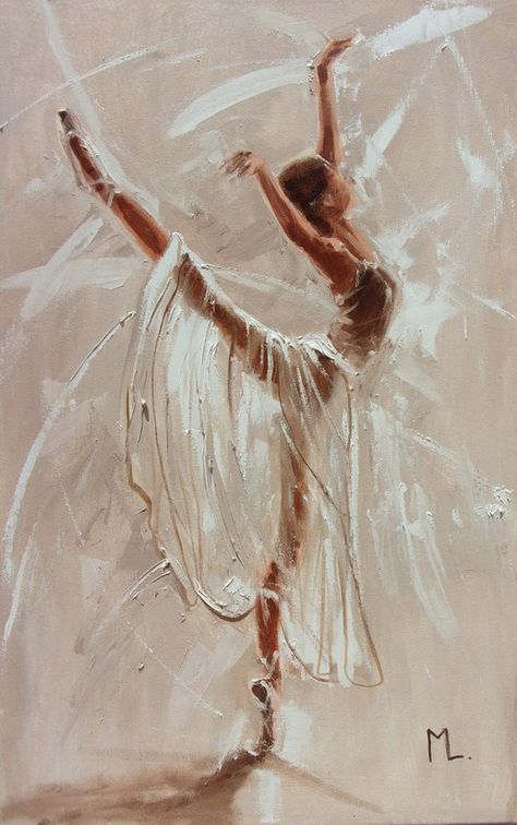 Monika Luniak, Ballerina Art Paintings, Dance Artwork, Ballet Painting, Ballerina Painting, Dancer Painting, Ballerina Art, Dancers Art, Ballet Art