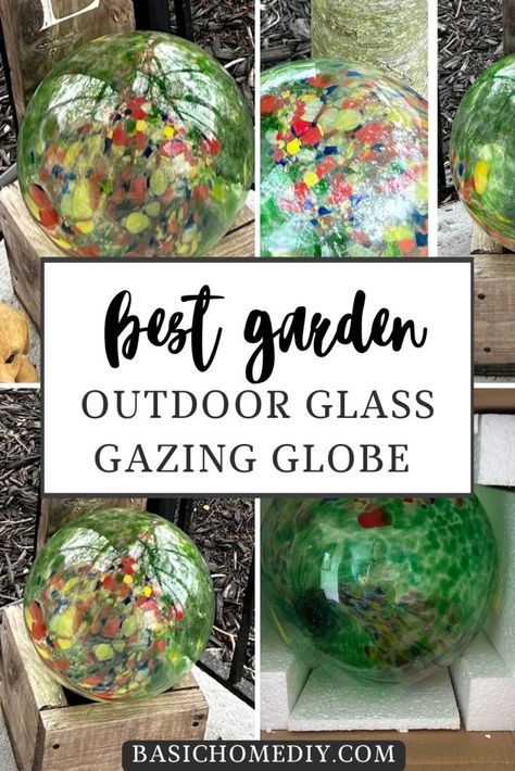 Farmhouse Style Backyard, Glass Balls Display, Outdoor Living Space Ideas, Gazing Globe, Garden Globes, Living Space Ideas, Backyard Living, Things To Watch, Space Ideas