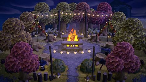 Island Design Ideas Animal Crossing, Acnh Cozy Island Ideas, Acnh Island Design Ideas Simple, Acnh Small Park Ideas, Large Space Ideas Acnh, Pixie Hollow Animal Crossing, Animal Crossing Space Ideas, Acnh Community Ideas, Acnh Judy Yard