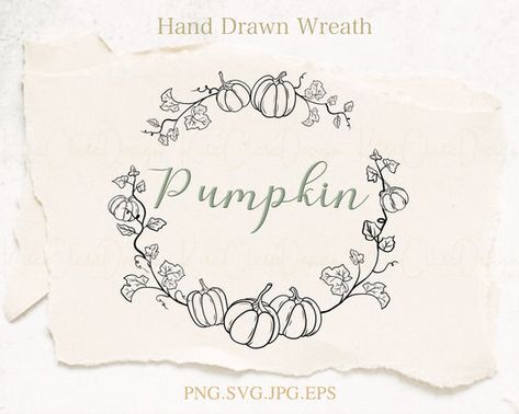 Flower Wreath Clipart – Page 4 – KiraMeetsKaii Fall Window Painting, Wedding Borders, Branch Vector, Framed Plants, Wreath Clipart, Wreath Drawing, Hand Drawn Wedding, Pumpkin Flower, Affinity Photo