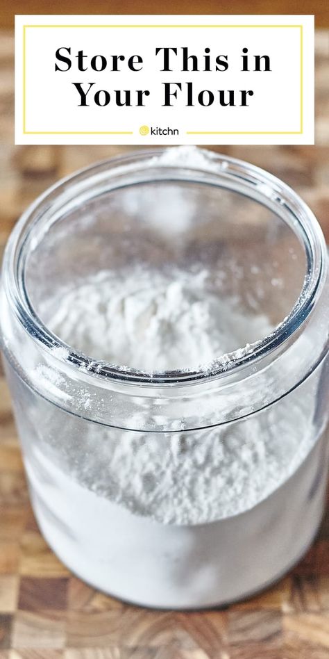 One Thing You're Not Storing in Your Flour but Should Be — Organizing for Bakers Dry Canning Flour, How To Dry Can Flour, 25 Lb Flour Storage, Bulk Flour Storage, How To Store Flour Long Term, Storing Flour Long Term, Best Way To Store Flour Long Term, Flour Storage Containers, How To Store Flour