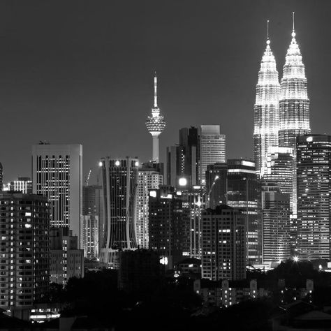 KL skyline at night Kuala Lumpur, Malaysia Night Kuala Lumpur, Kuala Lumpur Skyline, Bukit Bintang Kuala Lumpur, Skyline At Night, Kuala Lumpur Malaysia, Night Landscape, Urban Landscape, Kuala Lumpur, Empire State