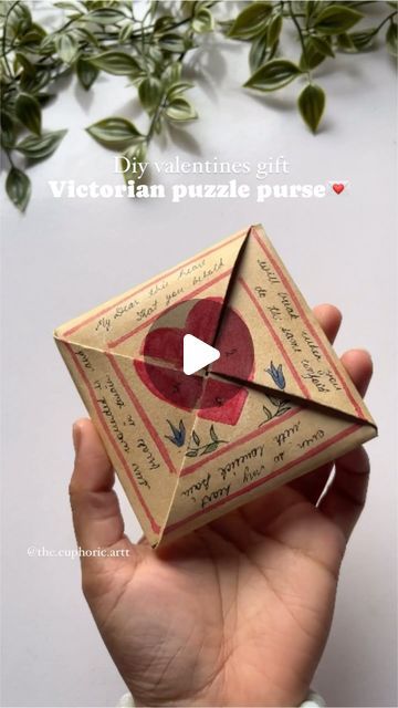 60K views · 5.3K likes | 𝑨𝒌𝒔𝒉𝒊𝒕𝒂 𝒎𝒊𝒔𝒉𝒓𝒂🎐 on Instagram: "valentine day ideas💌✨  Victorian puzzle purse🫶🏼 reference: @pinterest   #art #ａｅｓｔｈｅｔｉｃ #victorian #victorianpuzzlepurse #vintage #diy #valentines #valentine #art #diycrafts #diyhomedecor" Victorian Puzzle Purse, Puzzle Purse, Valentines Puzzles, Valentine Art, Victorian Valentines, Pinterest Art, Diy Valentines Gifts, Vintage Diy, Art Aesthetic