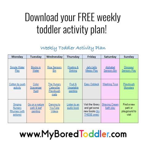 Toddler Activities To Do At Home - a weekly planned for you toddler activity calendar - great for stay at home moms or dads and homeschooling parents too #myboredtoddler #toddlerlife #toddleractivity #toddleractivities #toddlerlearning #toddlerhomeschool #totschool #totschooling #toddlerfun #toddlereducation Sensory Bottles For Toddlers, Toddler Home Activities, Halloween Activities For Toddlers, Educational Activities For Toddlers, Activities To Do At Home, Activity Calendar, Toddler Homeschool, Easy Toddler Activities, Playdough Activities