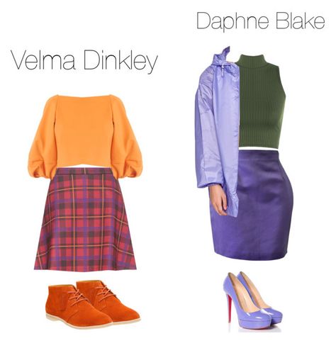 Scooby Halloween, Daphne Cosplay, Scooby Doo Halloween Costumes, Badass Halloween Costumes, Powerpuff Girls Costume, Daphne Costume, Scooby Doo Halloween, Daphne And Velma, Cute Group Halloween Costumes