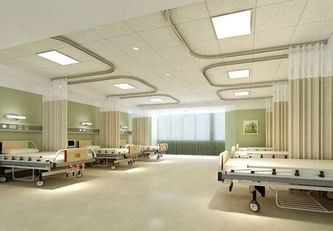 Go Green through Eco-friendly & Sustainable Hospital Fit-out and Design Services in Dubai. Hospital Room Aesthetic, Hospital Lighting, Hospital Interiors, Hospitalcore Aesthetic, Clinic Room, Ceramic Witch, Hospital Design Architecture, Hospital Plans, Healthcare Interior Design