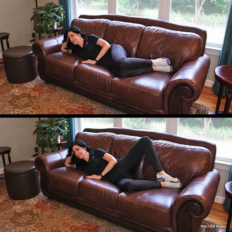 10 exercises you can do from your couch | Point of Blue Exercise On The Couch, Couch Leg Exercises, Couch Exercises For Stomach, Couch Workout Exercises, Couch Pilates, Couch Exercises At Home, Couch Stretching, Sofa Exercises, Sofa Workout